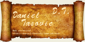 Daniel Tašović vizit kartica